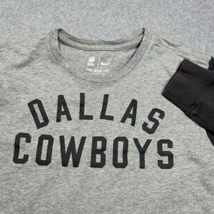 Dallas Cowboys Shirt Mens Medium The Nike Tee Long Sleeve Heavy Cotton